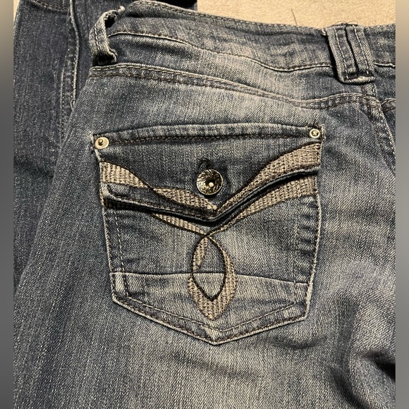 Paris Blue denim jeans. Juniors size 3 - Picture 4 of 5